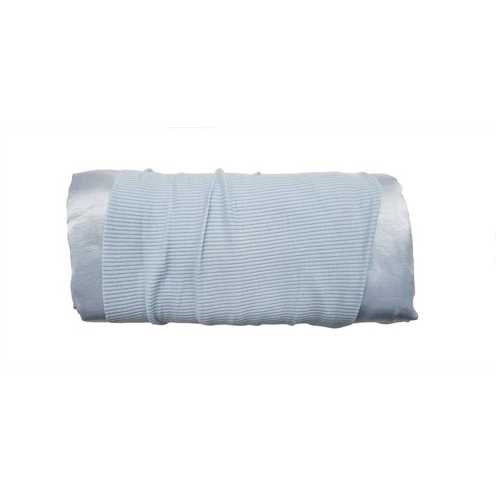 NEW PJ HARLOW satin pillow cases in pale blue